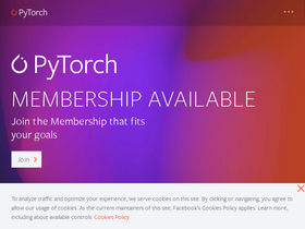 'pytorch.org' screenshot