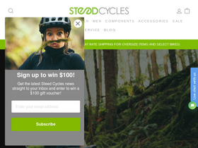 'steedcycles.com' screenshot