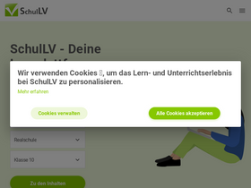 'schullv.de' screenshot