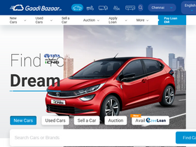 'gaadibazaar.in' screenshot