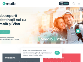 'maib.md' screenshot