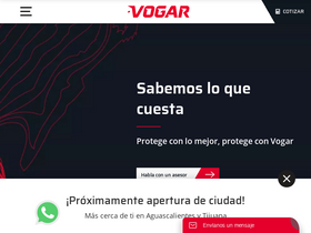 'vogar.com.mx' screenshot