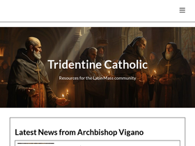 tridentinecatholic.com