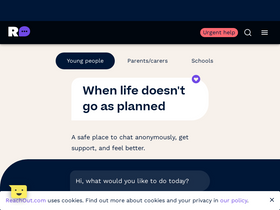 'reachout.com' screenshot
