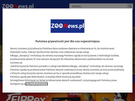 'zoonews.pl' screenshot