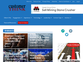 'customerthink.com' screenshot