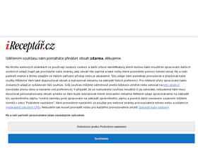 'ireceptar.cz' screenshot