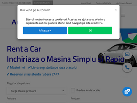 'autonom.ro' screenshot