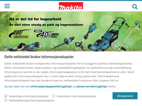 'makita.no' screenshot