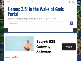 'heroes3wog.net' screenshot