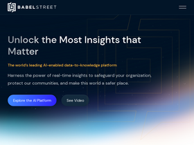 'babelstreet.com' screenshot