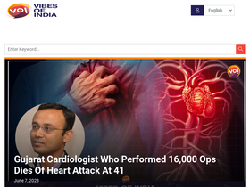 'vibesofindia.com' screenshot
