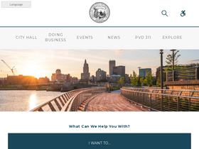 'providenceri.gov' screenshot