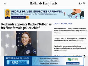 'redlandsdailyfacts.com' screenshot