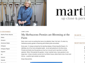 'themarthablog.com' screenshot