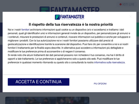'fantamaster.it' screenshot