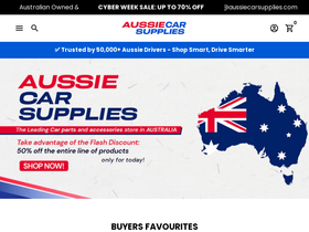 AussieCarSupplies website screenshot