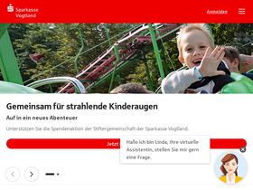 'sparkasse-vogtland.de' screenshot