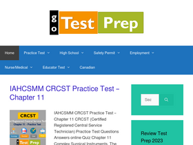 'gotestprep.com' screenshot