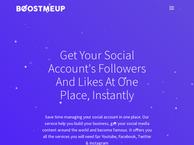 'boostmeup.com' screenshot