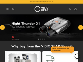 visiogear.com homepage screenshot