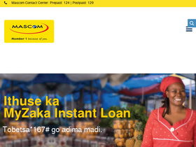 'mascom.bw' screenshot