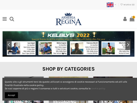 'armeriaregina.it' screenshot