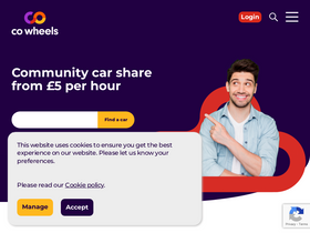 'gwynedd.book.co-wheels.org.uk' screenshot