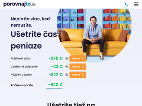 'porovnajto.sk' screenshot