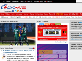 'cricwaves.com' screenshot
