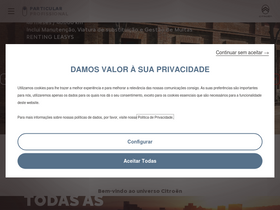 'citroen.pt' screenshot