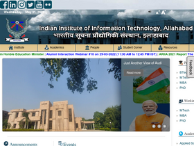 'ieeesb.iiita.ac.in' screenshot