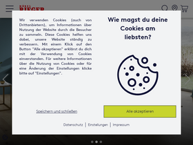 'moebel-rieger.de' screenshot