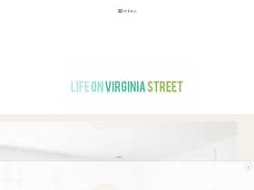 'lifeonvirginiastreet.com' screenshot