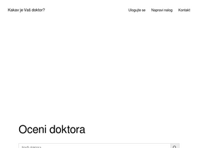 'ocenidoktora.com' screenshot