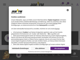 'jam.fm' screenshot