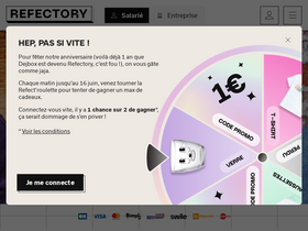 'refectory.fr' screenshot