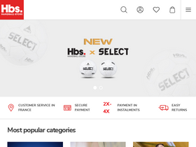 'handball-store.com' screenshot