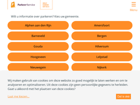 'zandvoort.parkeerservice.nl' screenshot