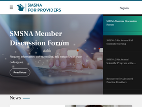 'smsna.org' screenshot