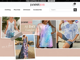 'jammysjob.com' screenshot