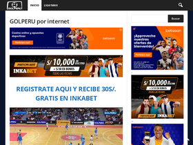 'golperuporinternet.pe' screenshot