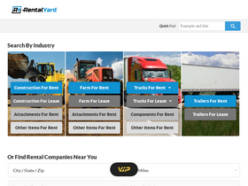 'rentalyard.com' screenshot