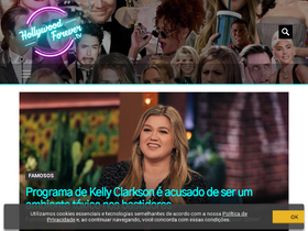 'hollywoodforevertv.com.br' screenshot