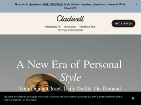 'cladwell.com' screenshot