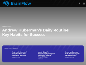 'brainflow.co' screenshot