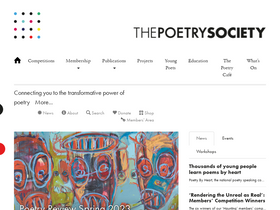 'poetrysociety.org.uk' screenshot