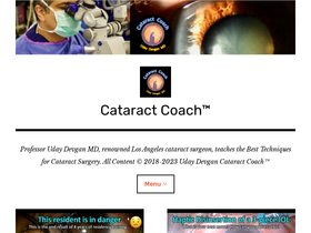 'cataractcoach.com' screenshot