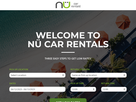 'nucarrentals.com' screenshot