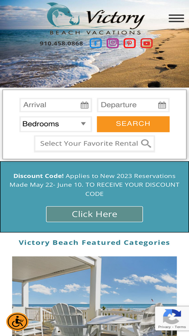 victorybeachvacations.com